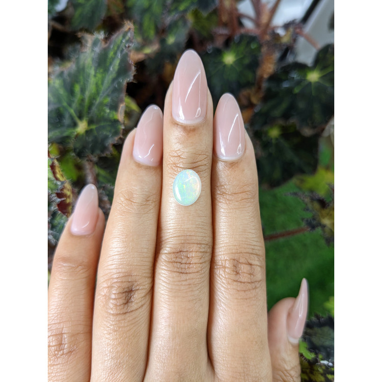 1.21 Ct. Cabochon White Opal from Australia