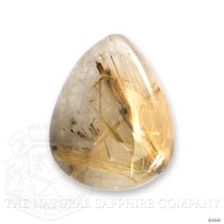 14.61 Ct. Cabochon Rutilated Quartz from Madagascar