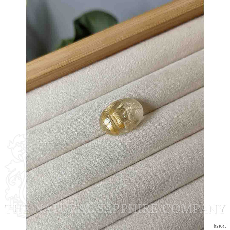 10.41 Ct. Cabochon Rutilated Quartz from Madagascar