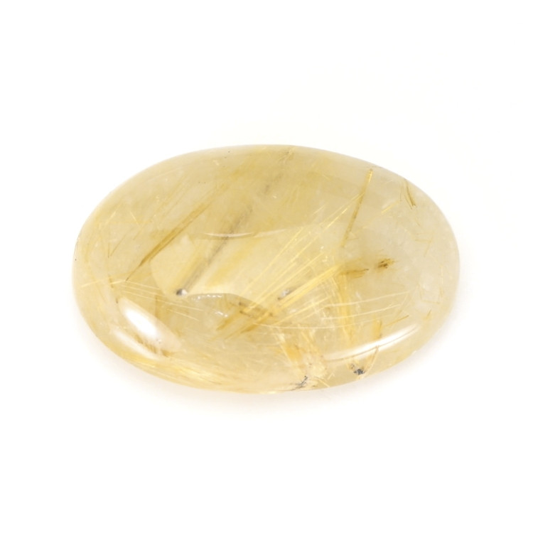 23.70 Ct. Cabochon Rutilated Quartz from Madagascar