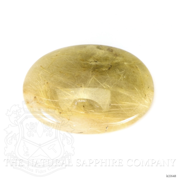 20.32 Ct. Cabochon Rutilated Quartz from Madagascar