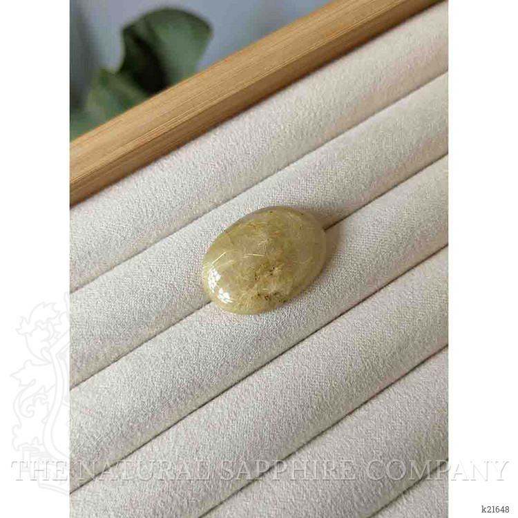 20.32 Ct. Cabochon Rutilated Quartz from Madagascar