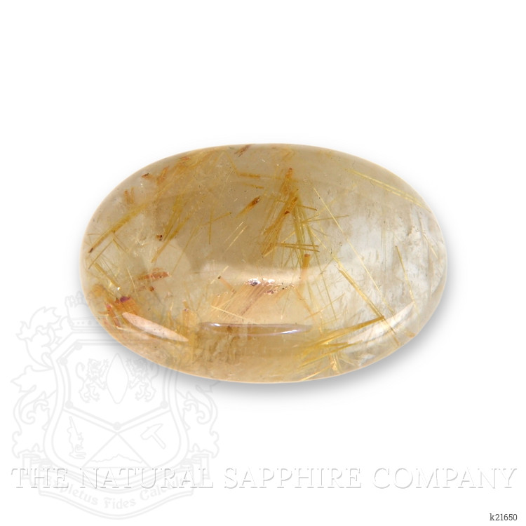 41.73 Ct. Cabochon Rutilated Quartz from Madagascar