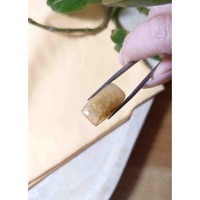 17.76 Ct. Cabochon Rutilated Quartz from Madagascar Life Style