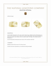 15.49 Ct. Cabochon Rutilated Quartz from Madagascar Appraisal