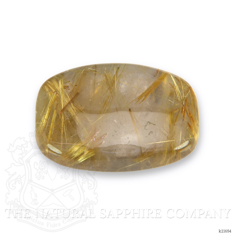 25.33 Ct. Cabochon Rutilated Quartz from Madagascar