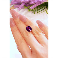 4.05 Ct. Amethyst from Brazil Life Style