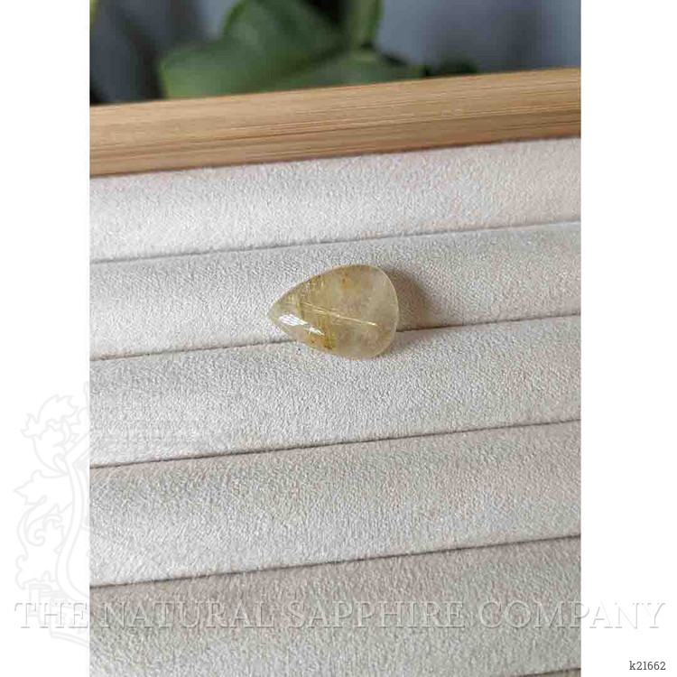 11.51 Ct. Cabochon Rutilated Quartz from Madagascar