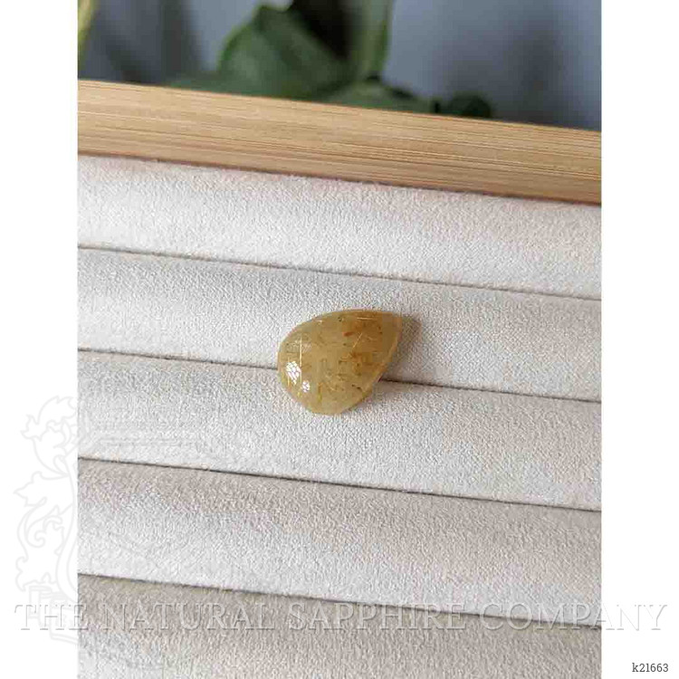 13.39 Ct. Cabochon Rutilated Quartz from Madagascar