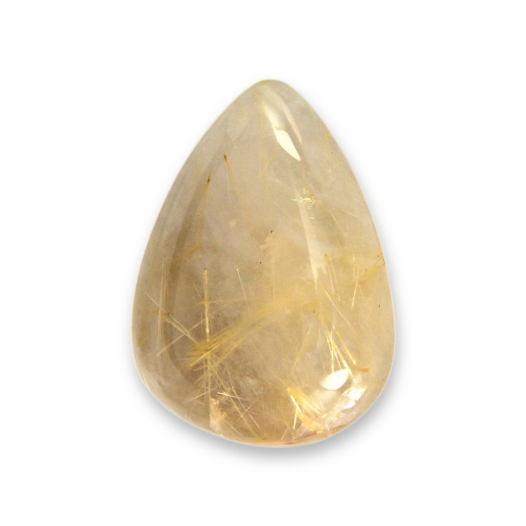 9.31 Ct. Cabochon Rutilated Quartz from Madagascar