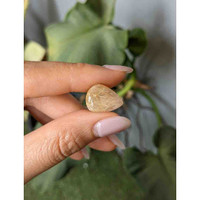 9.31 Ct. Cabochon Rutilated Quartz from Madagascar Life Style
