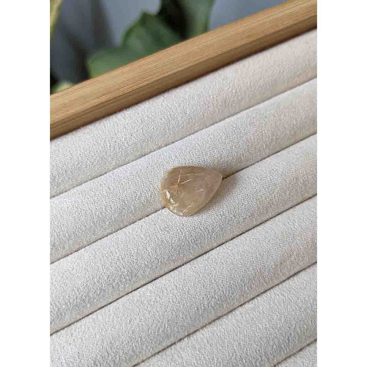 9.31 Ct. Cabochon Rutilated Quartz from Madagascar