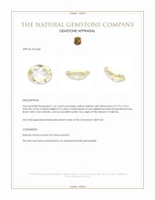 1.62 Ct. Heliodor from Pakistan Appraisal