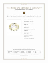 1.62 Ct. Yellow Heliodor from Pakistan Scan Report