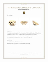 1.53 Ct. Heliodor from Pakistan Appraisal