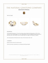 1.70 Ct. Heliodor from Pakistan Appraisal