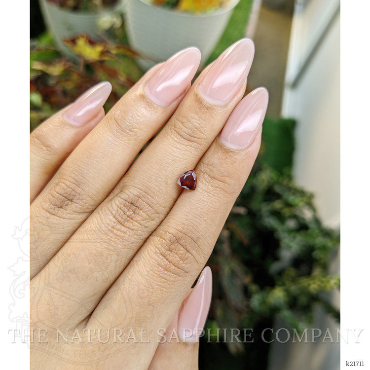 0.74 Ct. Red Spinel from Ceylon (Sri Lanka)