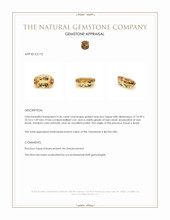 9.36 Ct. Precious Topaz from Brazil Appraisal