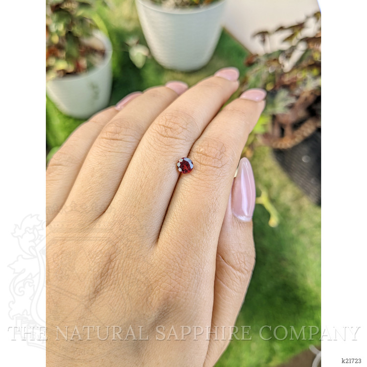 0.73 Ct. Garnet from Ceylon (Sri Lanka)