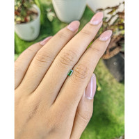 0.23 Ct. Tsavorite Garnet from Madagascar Life Style