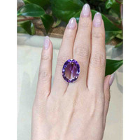 22.18 Ct. Amethyst from Brazil Life Style
