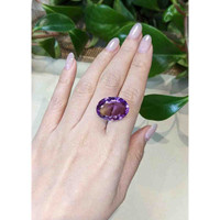 22.18 Ct. Amethyst from Brazil Life Style