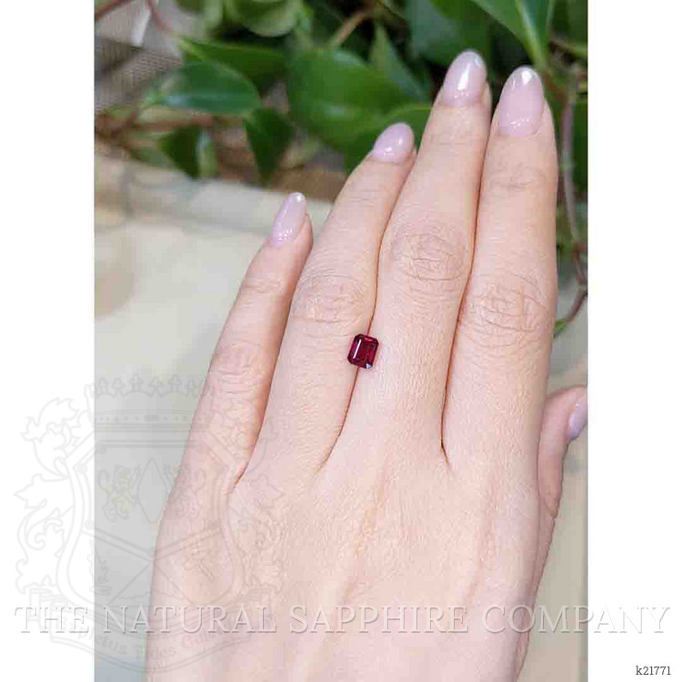 1.11 Ct. Rhodolite Garnet from Tanzania