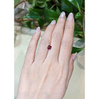 0.90 Ct. Rhodolite Garnet from Tanzania Life Style