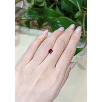 1.06 Ct. Rhodolite Garnet from Tanzania Life Style