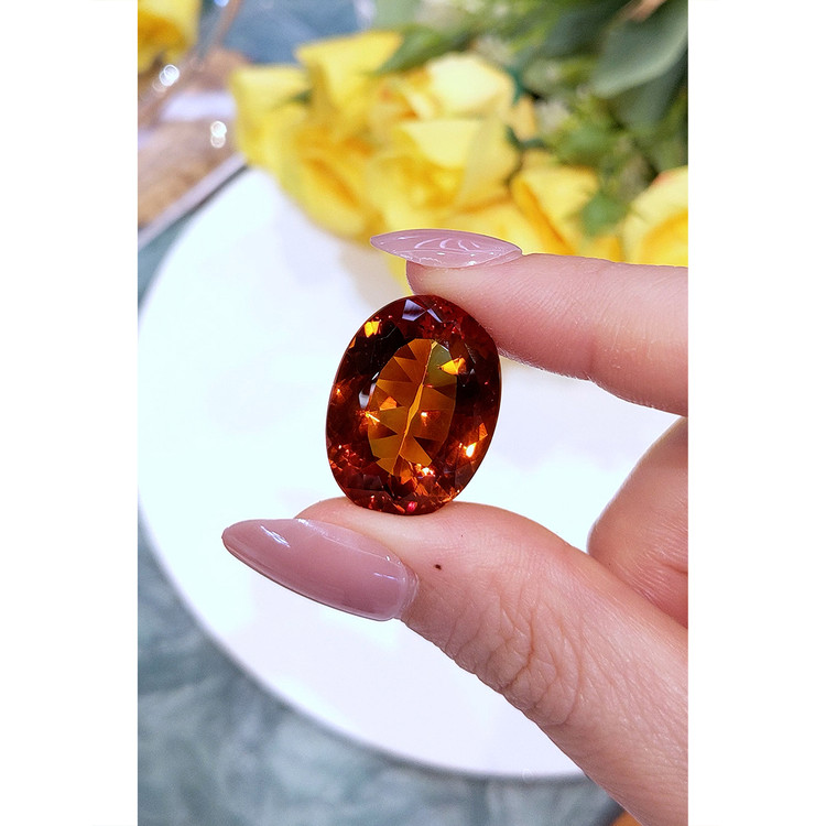 26.71 Ct. Madeira Citrine from Brazil