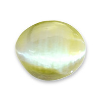 1.39 Ct. Yellowish Green Cabochon Chrysoberyl from Ceylon (Sri Lanka) Video