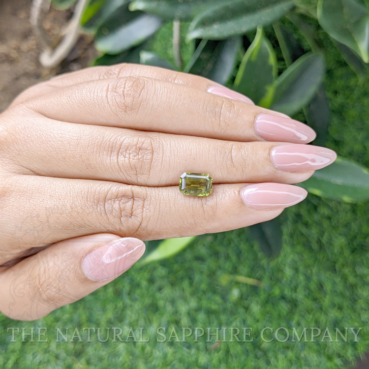 2.25 Ct. Green Chrysoberyl from Ceylon (Sri Lanka)