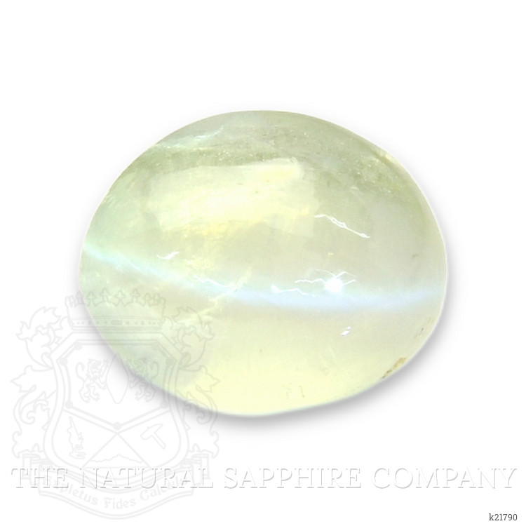 1.74 Ct. Yellowish Green Cabochon Chrysoberyl from Ceylon (Sri Lanka)