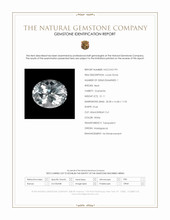 21.11 Ct. White Goshenite from Madagascar Scan Report