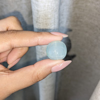 25.09 Ct. Blue Cabochon Aquamarine from Ceylon (Sri Lanka) Life Style