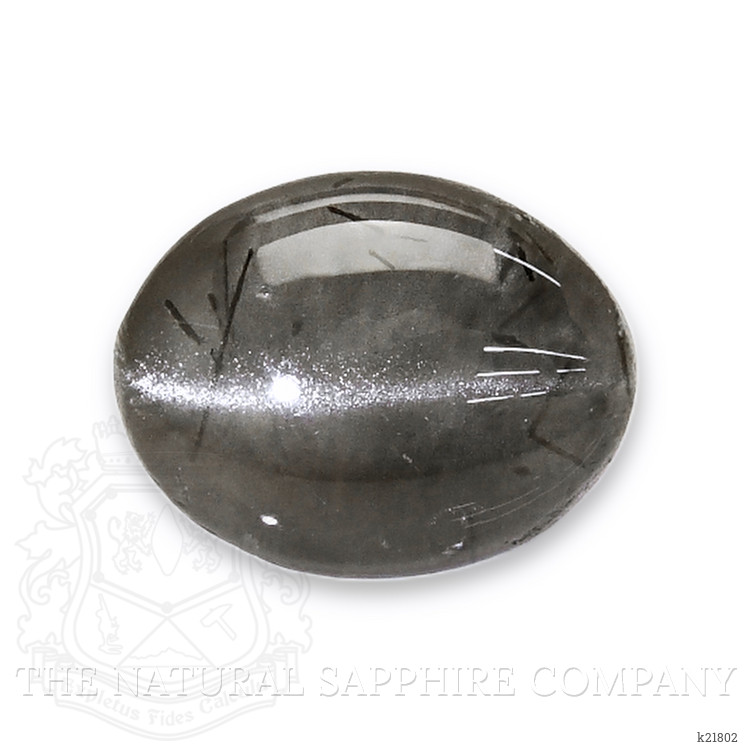 3.82 Ct. Black Cabochon Scapolite from Ceylon (Sri Lanka)