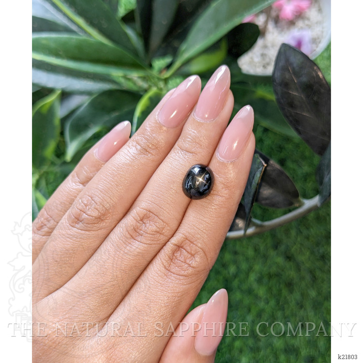 4.58 Ct. Black Star Diopside from Madagascar