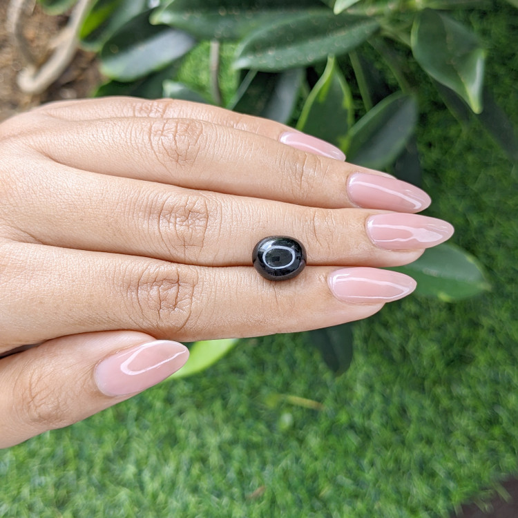 4.58 Ct. Black Star Diopside from Madagascar