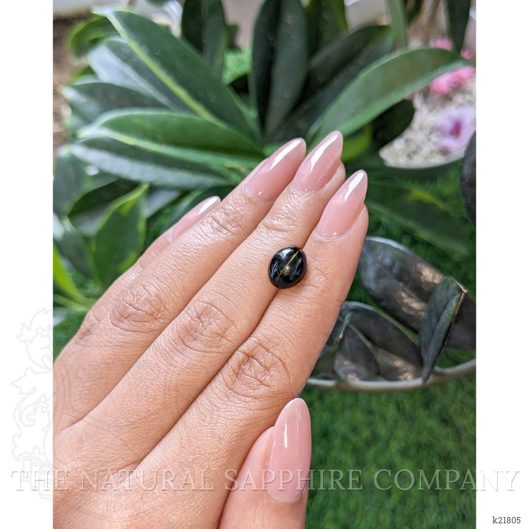 3.55 Ct. Green Cabochon Diopside from Madagascar
