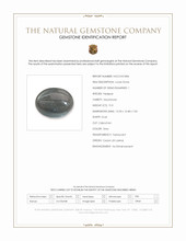 9.31 Ct. Grey Cabochon Moonstone from Ceylon (Sri Lanka) Scan Report
