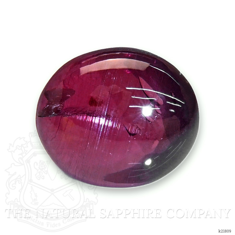 6.53 Ct. Pinkish Red Cabochon Garnet from Ceylon (Sri Lanka)