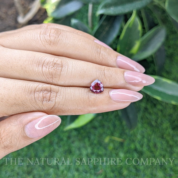 1.45 Ct. Purplish Pink Garnet from Ceylon (Sri Lanka)