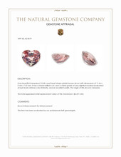 10.68 Ct. Pinkish Brown Zircon from Tanzania Appraisal