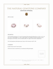 3.10 Ct. Kunzite from Afghanistan Appraisal