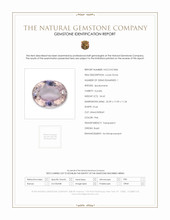 34.65 Ct. Kunzite from Brazil Scan Report