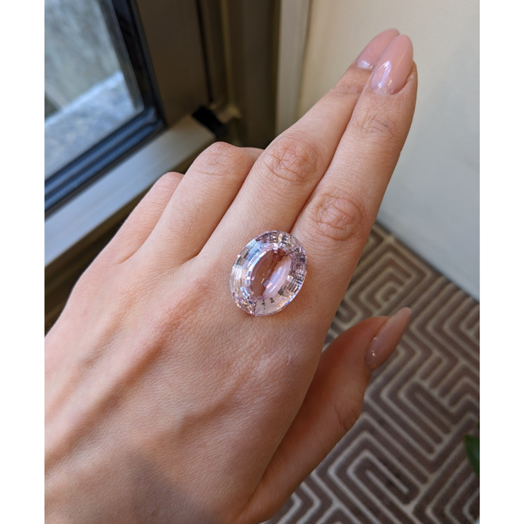 34.65 Ct. Kunzite from Brazil