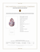 6.75 Ct. Pink Kunzite from Brazil Scan Report