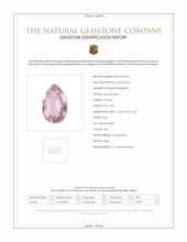 4.90 Ct. Pink Kunzite from Brazil Scan Report