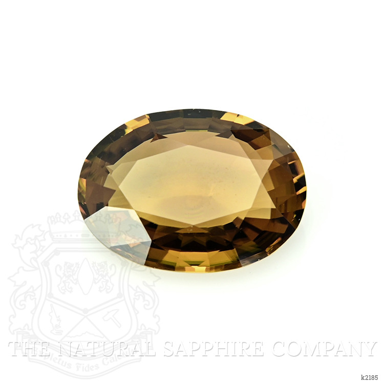 Pave Sinhalite Ring 8.55 Ct., 14K Yellow Gold