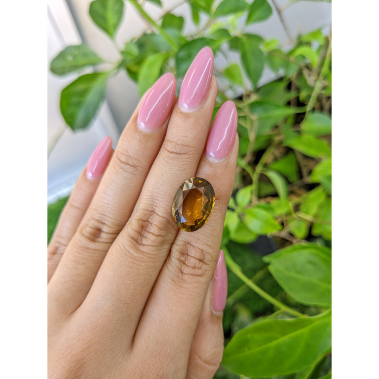8.55 Ct. Sinhalite from Ceylon (Sri Lanka)